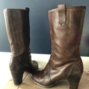 Frye Fiona studded mid boots